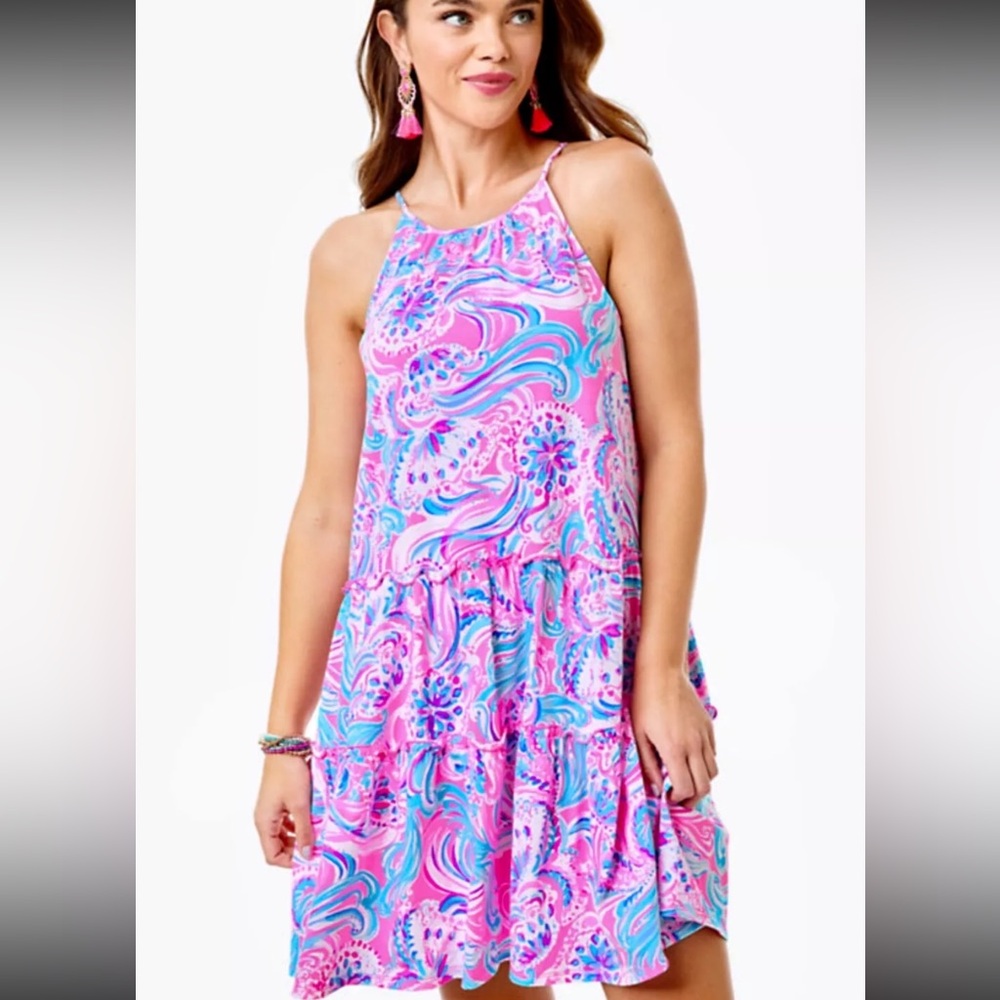 Lilly Pulitzer Evalyn Dress Don’t Be Jelly $118 Size XL